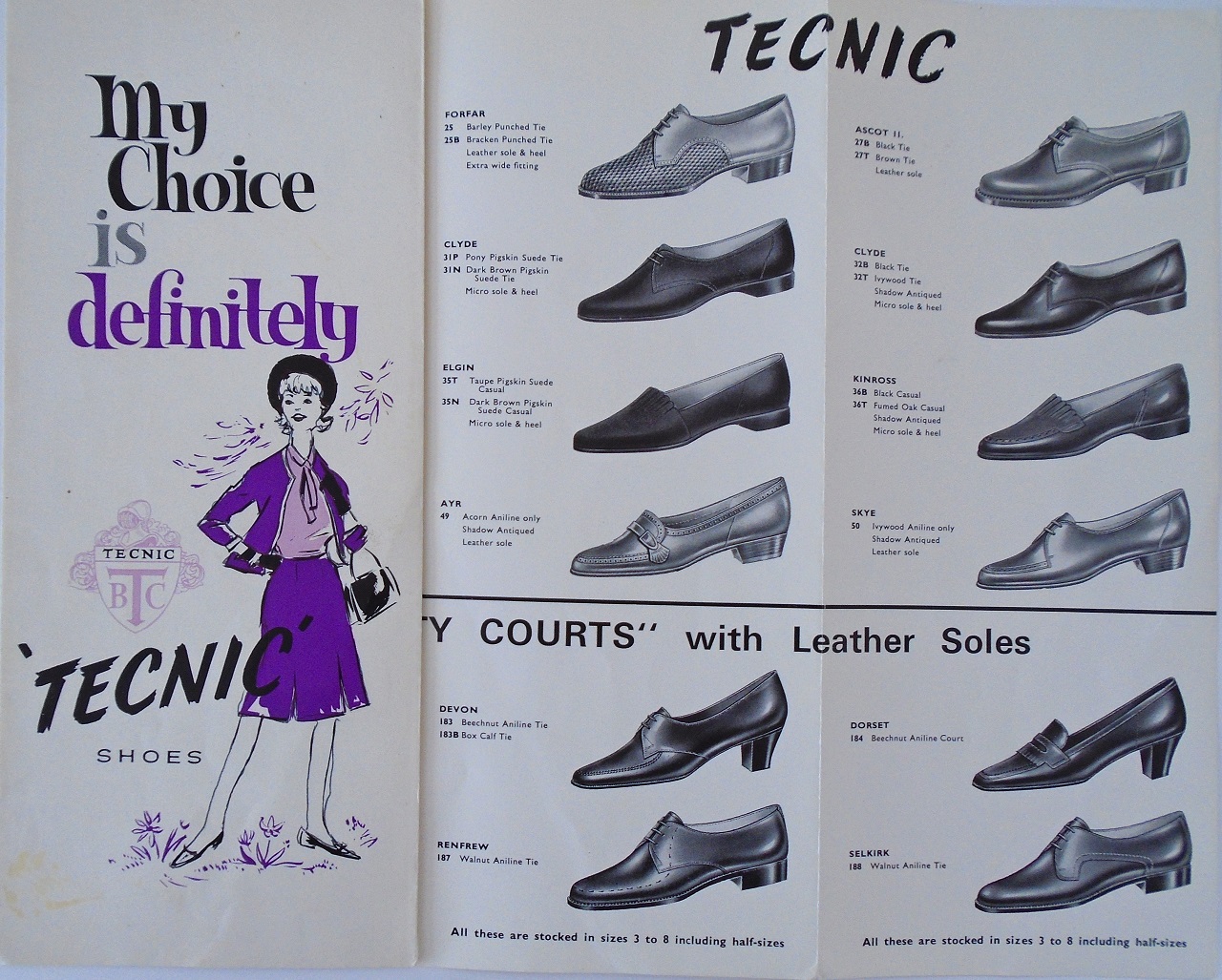 Rushden museum-Tecnic ladies shoes