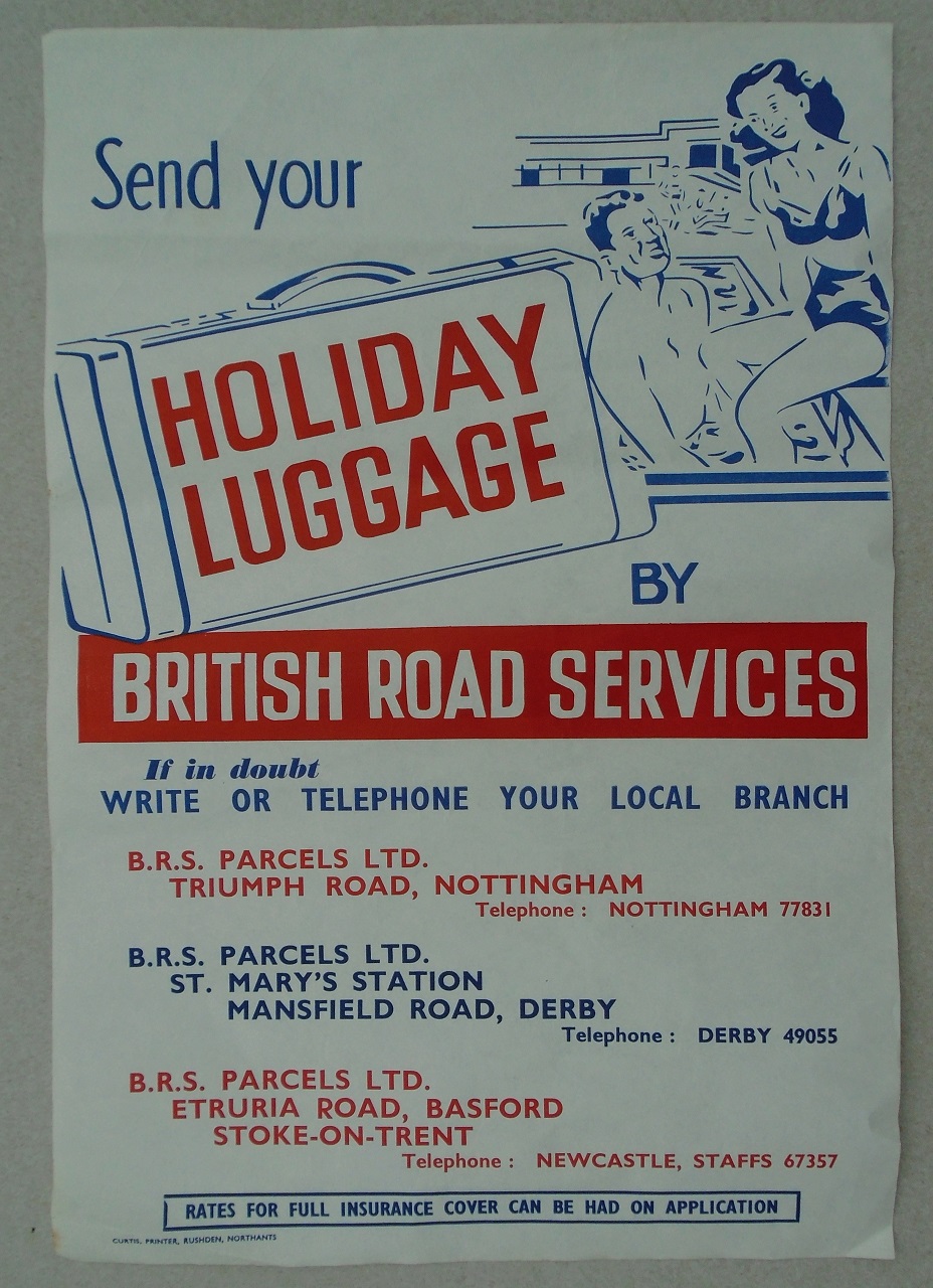 Rushden museum-luggage poster