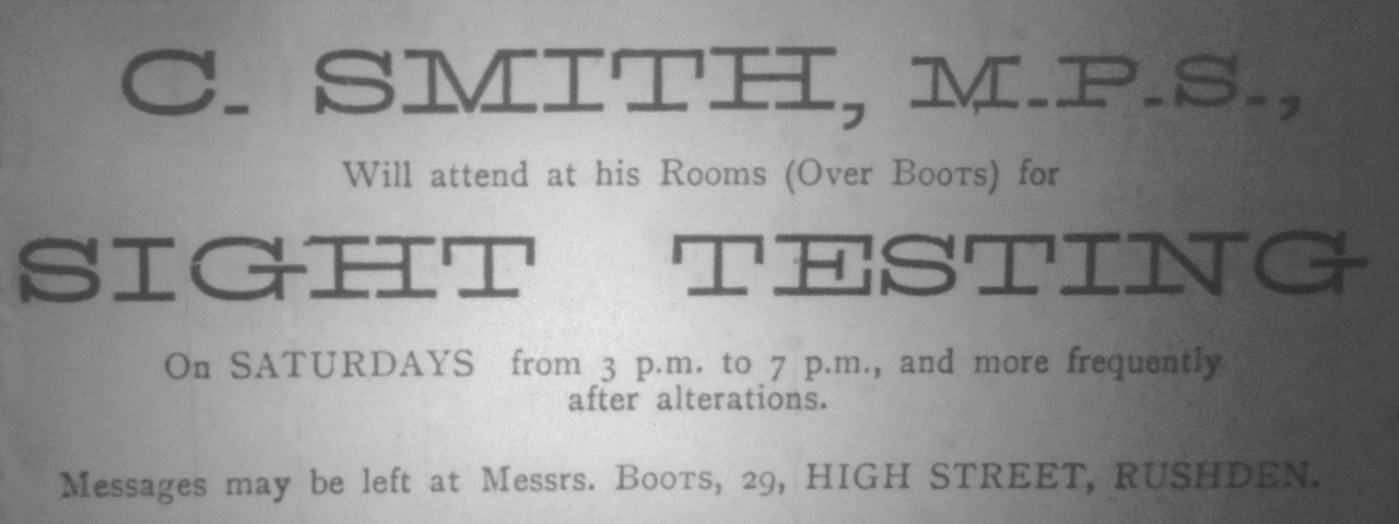 Rushden museum-Smith advert