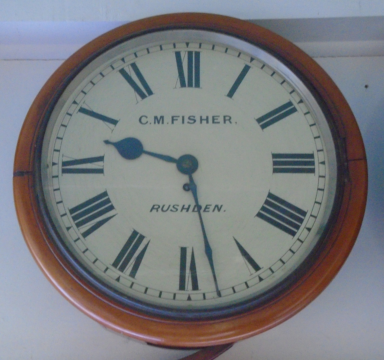 Rushden museum-Fisher clock