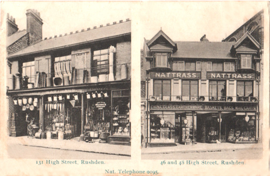 Rushden museum-Nattrass shop