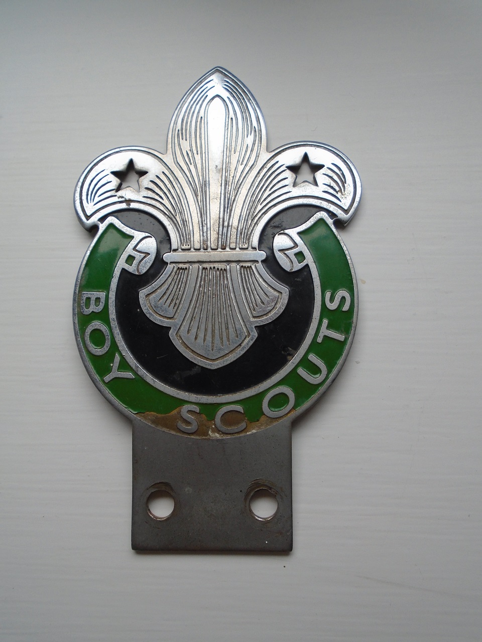 Rushden museum-Scout car badge