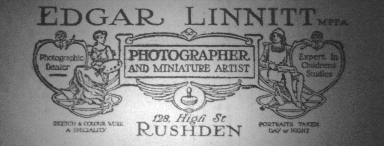 Rushden museum-Edgar Linnitt advert