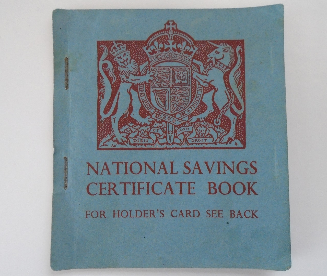 Rushden museum-National Savings Certificate book