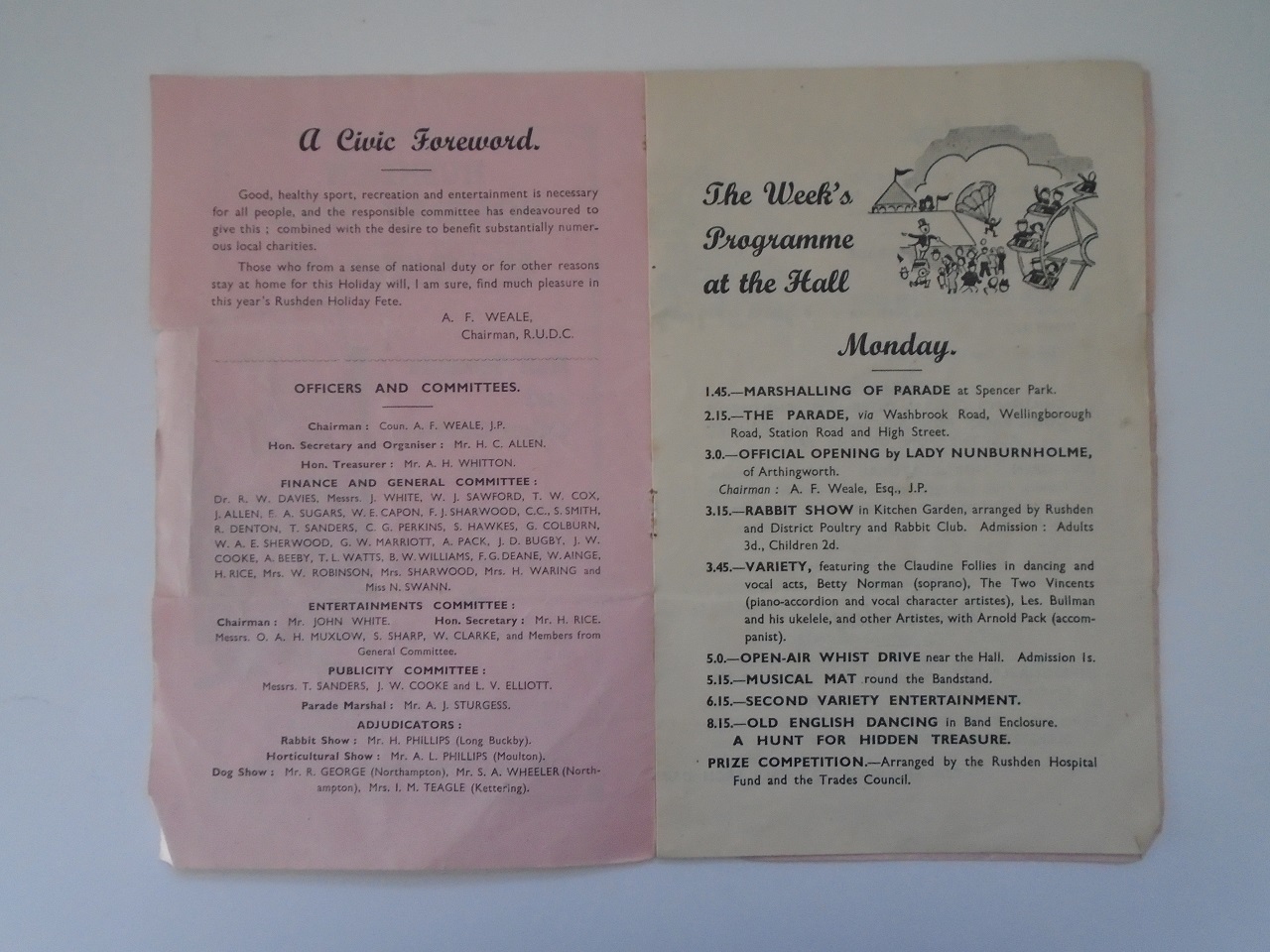 Rushden museum-programme 2