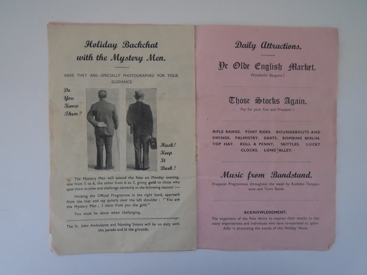 Rushden museum-programme 4