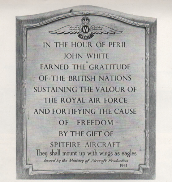 Rushden museum-Spitfire plaque