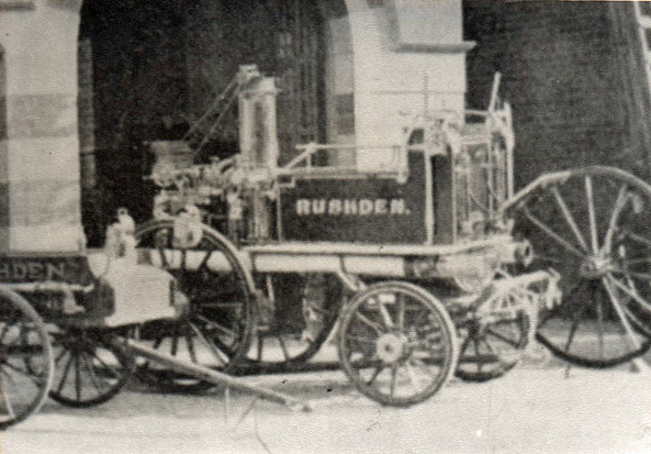 Rushden museum-steamer and hose cart