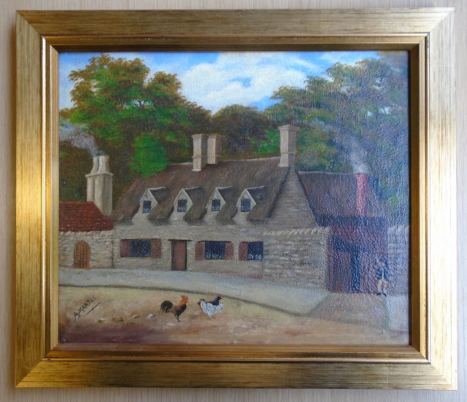 Rushden museum-painting by A Mantle