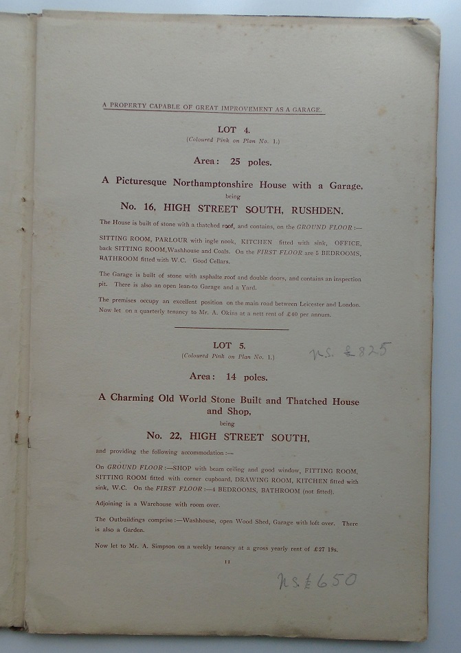 Rushden museum-property description