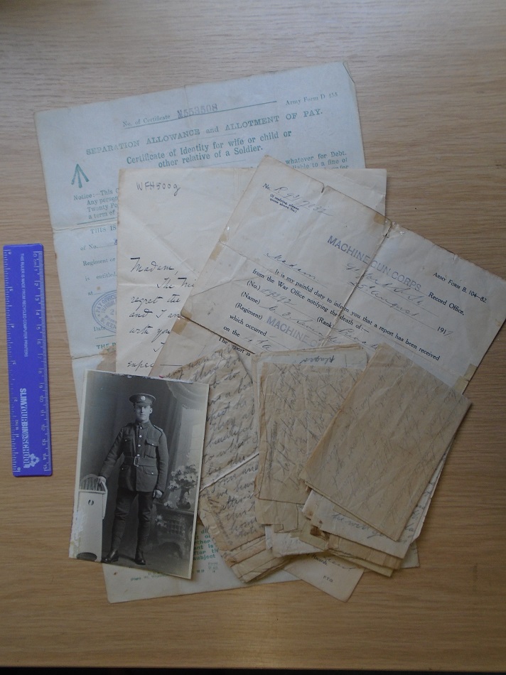 Rushden museum-ww1 documents