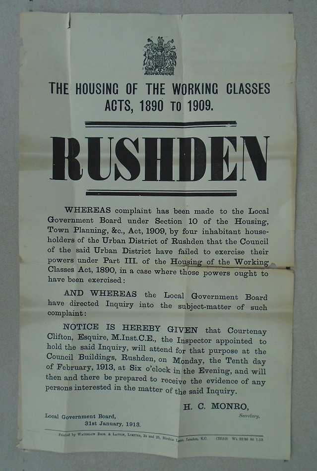 Rushden museum-poster