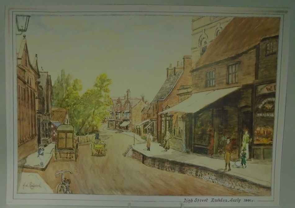 Rushden Museum-High Street painting