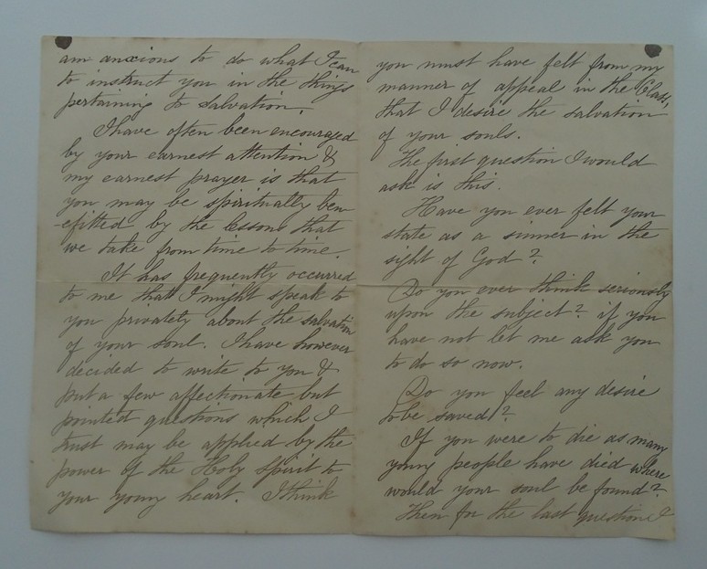 Rushden museum-letter 2