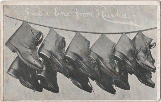 Rushden museum-postcard
