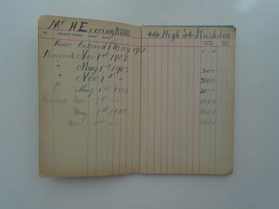 Rushden museum-rent book Everingham