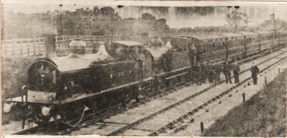 Rushden museum-opening train