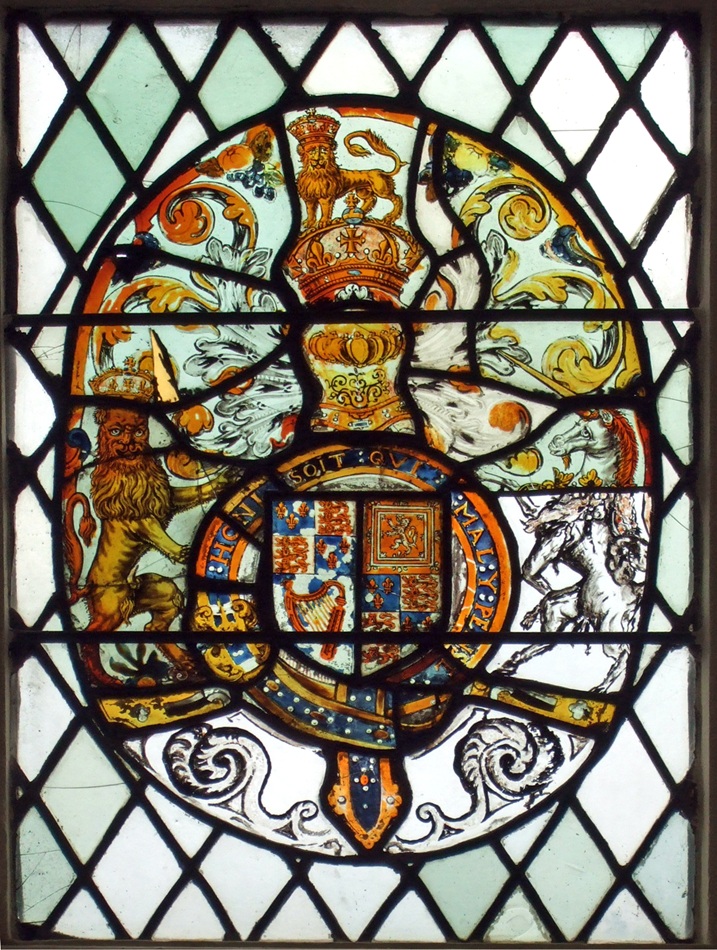 Rushden museum-stained glass window