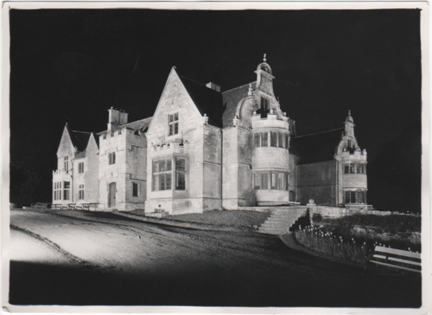 Rushden museum-Hall floodlit
